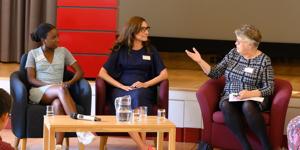 Panel of female scientists