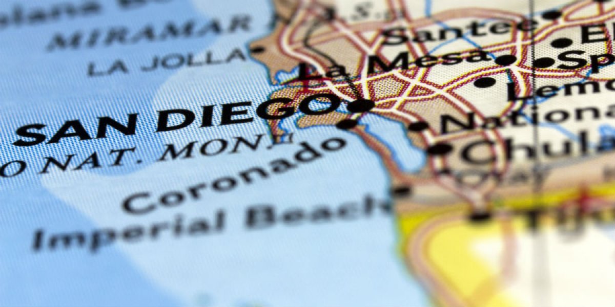 Map of San Diego