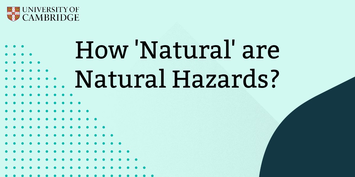 How 'Natural' are Natural Hazards?