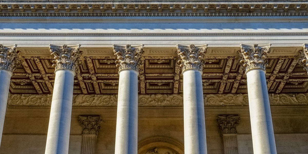 Photograph of the front of the Fitzwilliam Museum