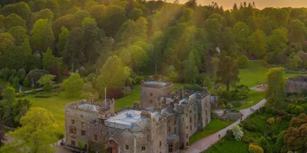 Aerial view of the Castle