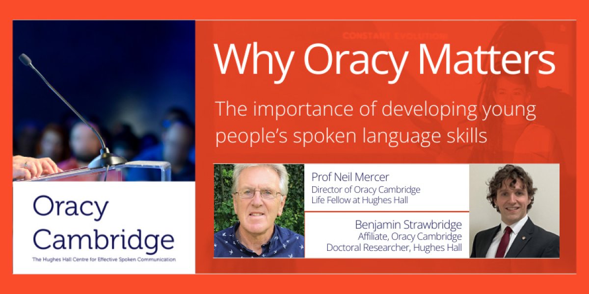 Why Oracy Matter lecture poster